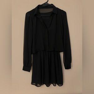 Maude black dress in small